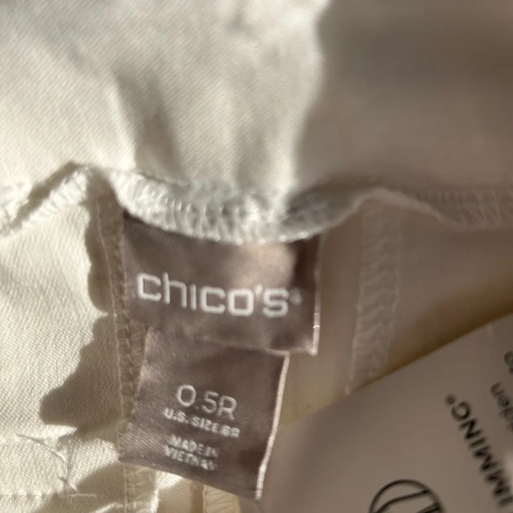 Chico's Cream Pants NWT - Picture 5 of 8